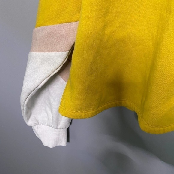 DIVIDED golden yellow cropped sweatshirt size medium - Picture 5 of 6